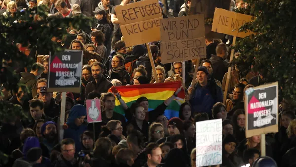 Protestations contre l'AfD, Bundestagswahl - Sputnik Afrique