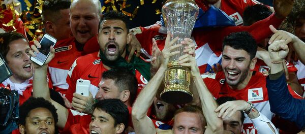 Празднование чемпионства ФК Спартак Празднование чемпионства ФК Спартак - Sputnik Afrique