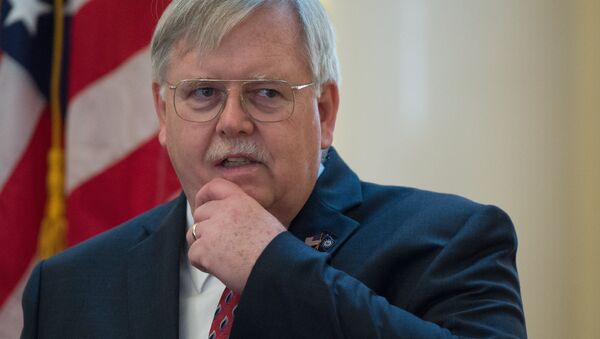 John F. Tefft, the United States Ambassador to the Russian Federation, at a reception on the occasion of the US Independence Day at the US Ambassador's residence in Moscow - Sputnik Afrique