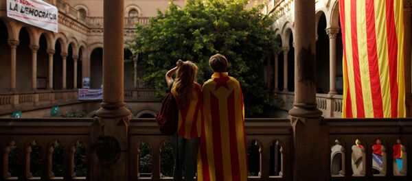 Partidarios de la independencia de Cataluña - Sputnik Afrique