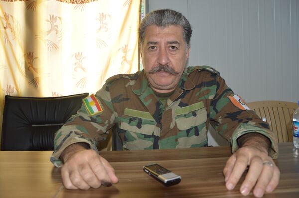 le commandant des Peshmergas, Hussein Yazdanpanah le commandant des Peshmergas, Hussein Yazdanpanah - Sputnik Afrique