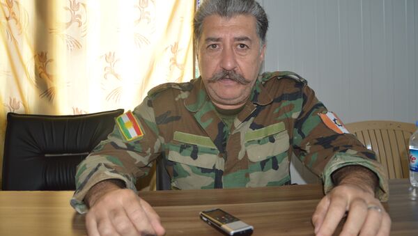 le commandant des Peshmergas, Hussein Yazdanpanah - Sputnik Afrique