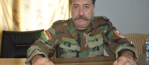 le commandant des Peshmergas, Hussein Yazdanpanah - Sputnik Afrique