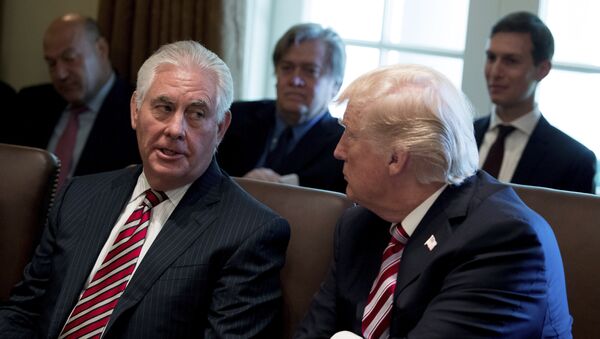Trump souhaite concourir avec Tillerson à un test de QI - Sputnik Afrique