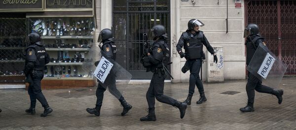 Policía española en Cataluña - Sputnik Afrique