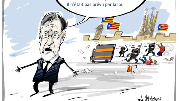 Le Premier ministre espagnol a nié la tenue du référendum sur l’autodétermination en Catalogne - Sputnik Afrique