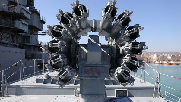 Les missiles Kalibr à bord de la frégate Admiral Grigorovitch - Sputnik Afrique