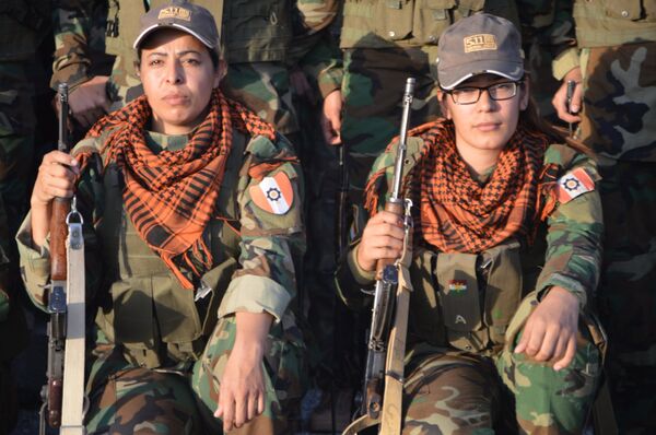 Femmes Peshmergas à Kirkouk  - Sputnik Afrique