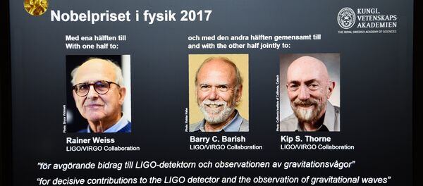 Kip Thorne, Rainer Weiss et Barry Barish - Sputnik Afrique