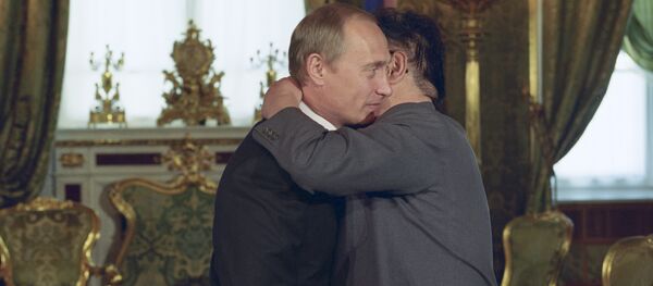 Kim Jong Il et Vladimir Poutine - Sputnik Afrique