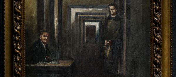 Картина Адольфа Гитлера из частной коллекции - Sputnik Afrique