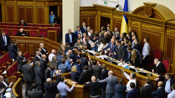 Заседание Верховной рады Украины в Киеве - Sputnik Afrique