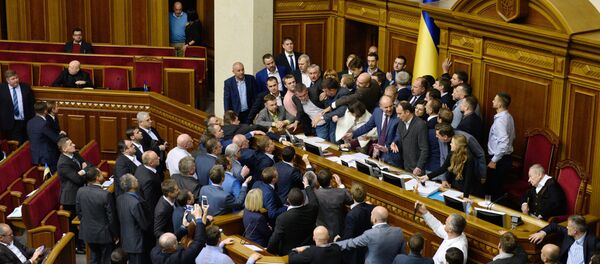 Заседание Верховной рады Украины в Киеве - Sputnik Afrique