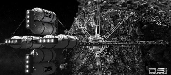 Концепт аппарата для добычи ракетного топлива на астероидах - Sputnik Afrique