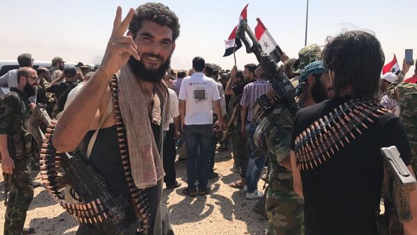 Militaires syriens dans la province de Deir ez-Zor - Sputnik Afrique