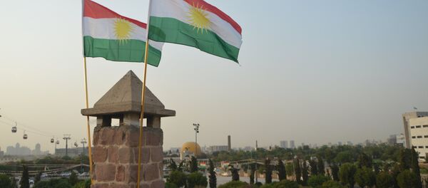 Las banderas del Kurdistán iraquí - Sputnik Afrique