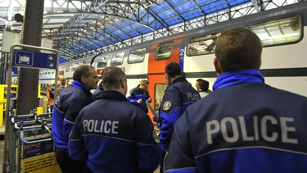 La police à la gare de Lausanne - Sputnik Afrique