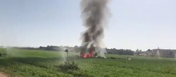 Espagne: crash d’un avion de chasse après le défilé de la fête nationale Espagne: crash d’un avion de chasse après le défilé de la fête nationale - Sputnik Afrique