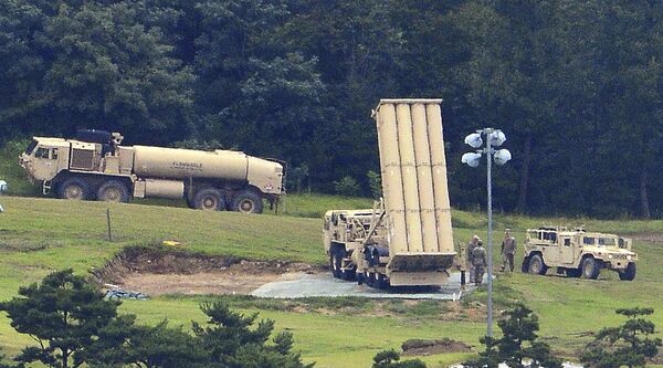 Le système de missiles antibalistiques américain THAAD - Sputnik Afrique