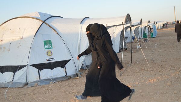 un camp de réfugiés au nord de Raqqa - Sputnik Afrique