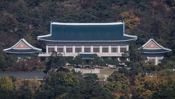 A general view shows the presidential Blue House in Seoul on November 1, 2016. - Sputnik Afrique