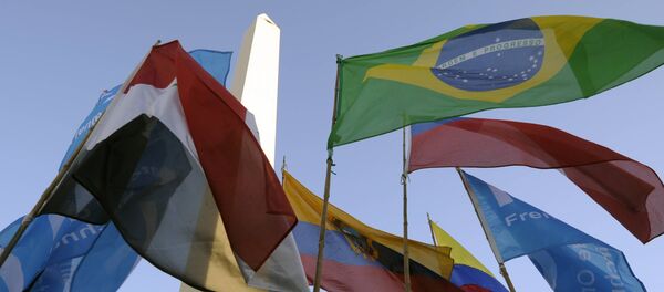 Drapeaux de Mercosur  - Sputnik Afrique