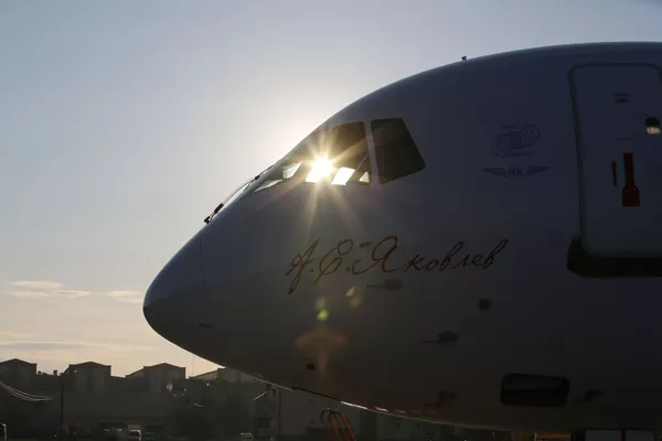 Le premier long trajet de l’avion de ligne moyen-courrier MS-21 Le premier long trajet de l’avion de ligne moyen-courrier MS-21 - Sputnik Afrique
