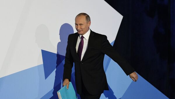 Президент РФ В. Путин принял участие в итоговой сессии Международного дискуссионного клуба Валдай - Sputnik Afrique