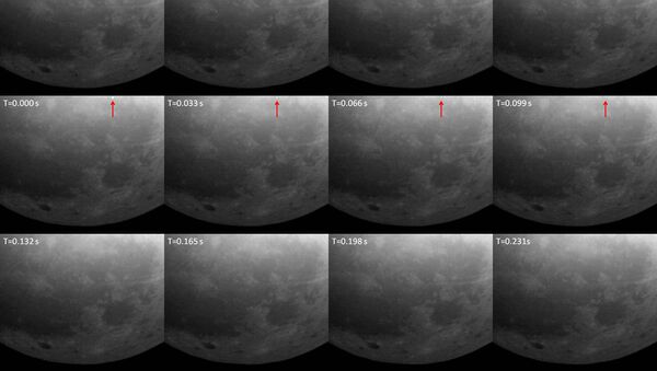 Следы падения астероидов на Луну на снимках, полученных телескопом ЕКА в Греции - Sputnik Afrique