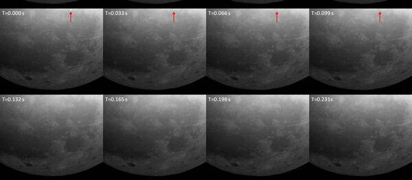 Следы падения астероидов на Луну на снимках, полученных телескопом ЕКА в Греции - Sputnik Afrique