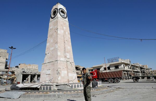 Les ruines de Raqqa - Sputnik Afrique