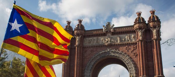 Ситуация у парламента Каталонии в Барселоне - Sputnik Afrique
