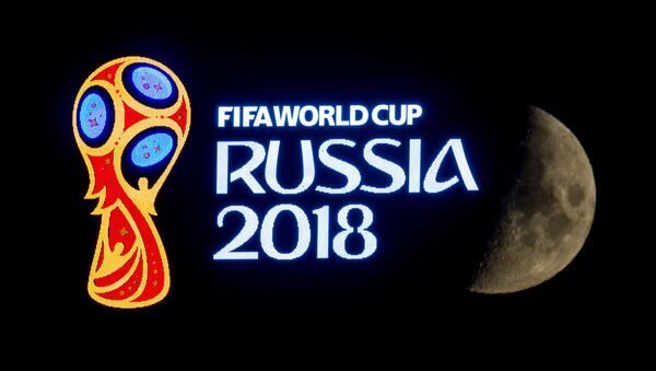 Эмблема чемпионата мира по футболу 2018 - Sputnik Afrique