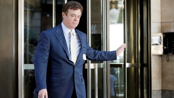 Paul Manafort, senior advisor to Republican U.S. presidential candidate Donald Trump, exits following a meeting of Donald Trump's national finance team at the Four Seasons Hotel in New York City, U.S. (File) - Sputnik Afrique