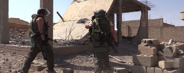 Une opération de déminage à Deir ez-Zor, en Syrie Une opération de déminage à Deir ez-Zor, en Syrie - Sputnik Afrique