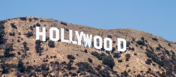 The Hollywood Sign located in Los Angeles, California The Hollywood Sign located in Los Angeles, California - Sputnik Afrique