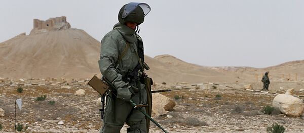 Les sapeurs russes en Syrie (image d'archives) - Sputnik Afrique