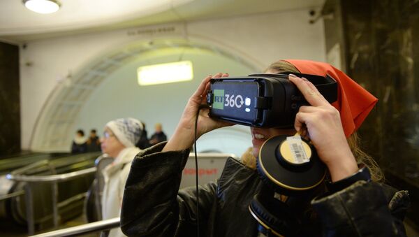 Revolution 360 dans le métro de Moscou - Sputnik Afrique