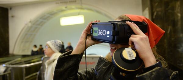 Revolution 360 dans le métro de Moscou - Sputnik Afrique