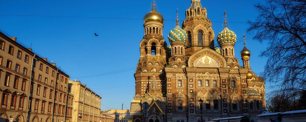 La cathédrale du Sauveur-sur-le-Sang-Versé à Saint-Pétersbourg - Sputnik Afrique