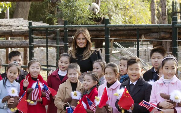 Melania Trump au zoo de Pékin - Sputnik Afrique
