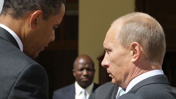 Vladimir Poutine et Barack Obama - Sputnik Afrique