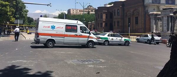 إطلاق نار داخل مبنى البرلمان الإيراني وسط العاصمة طهران، إيران 7 يونيو/ حزيران 2017 - Sputnik Afrique