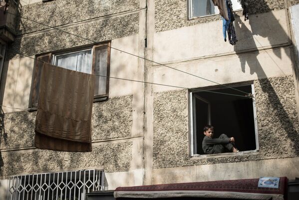 La cour d’un immeuble de Kaboul. - Sputnik Afrique
