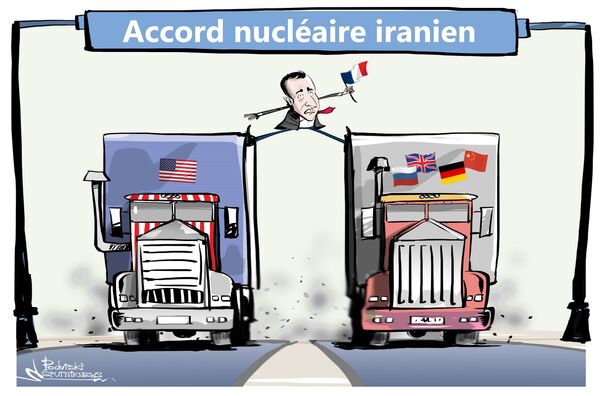 Macron s'est déclaré très préoccupé par le programme de missiles balistiques de l'Iran Macron s'est déclaré très préoccupé par le programme de missiles balistiques de l'Iran - Sputnik Afrique