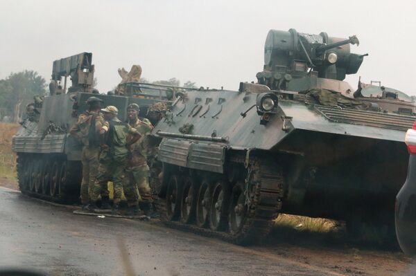 Le putsch militaire au Zimbabwe Le putsch militaire au Zimbabwe - Sputnik Afrique