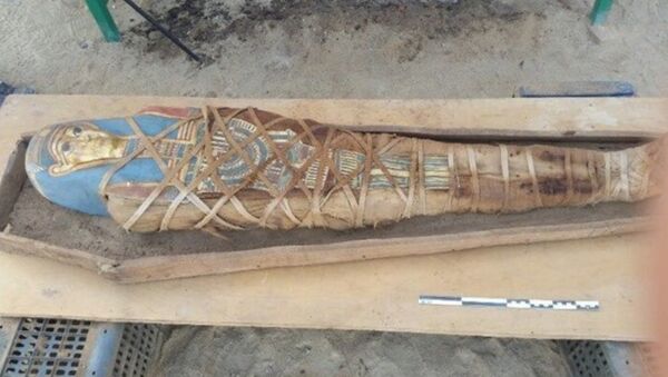 Des archéologues russes ont trouvé une nouvelle momie et un sarcophage en Egypte - Sputnik Afrique