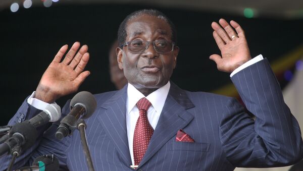 Le Président zimbabwéen Robert Mugabe - Sputnik Afrique