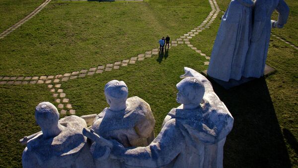 Мемориал памяти 28 героев-панфиловцев в Волоколамском районе. В 2016 году отмечается 75-летие Битвы под Москвой Великой Отечественной войны. - Sputnik Afrique