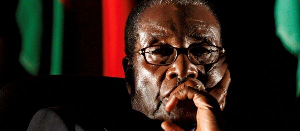 Robert Mugabe, presidente de Zimbabue Robert Mugabe, presidente de Zimbabue - Sputnik Afrique